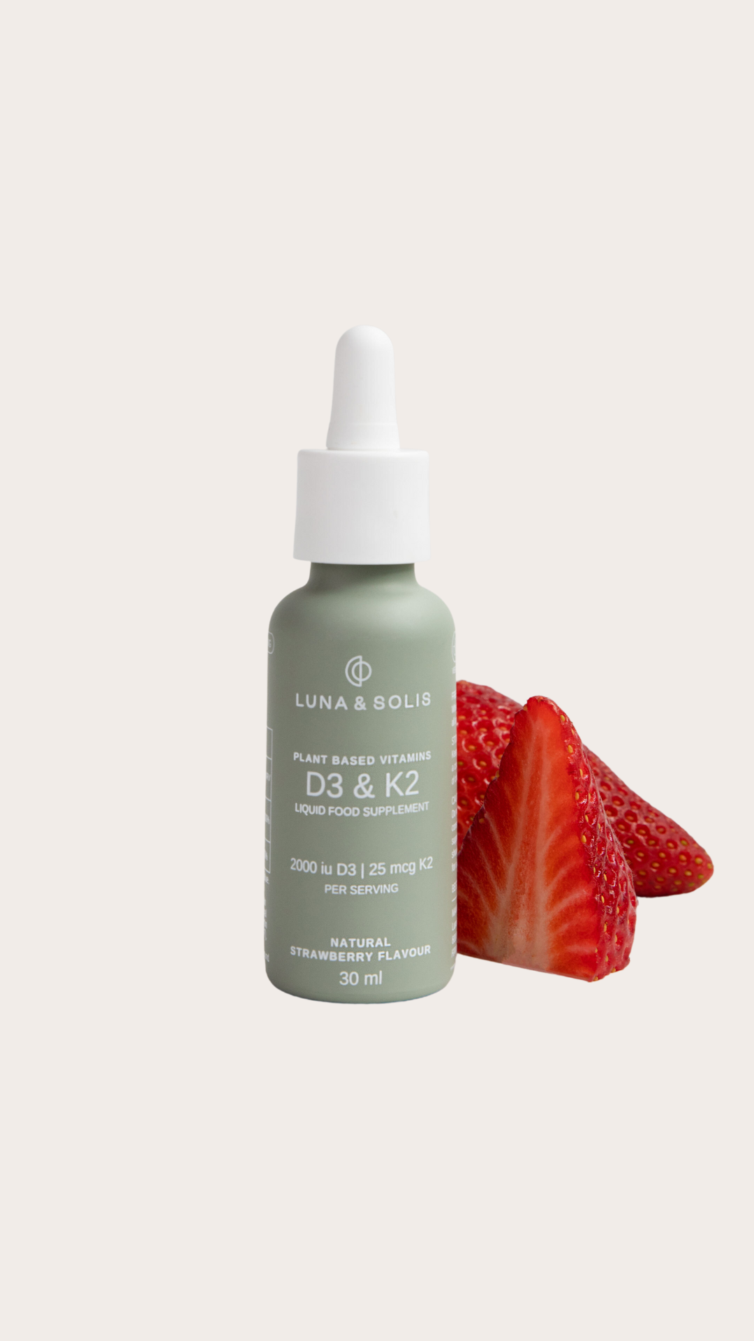 Vitamin D3 & K2 Liquid Drops - Vegan